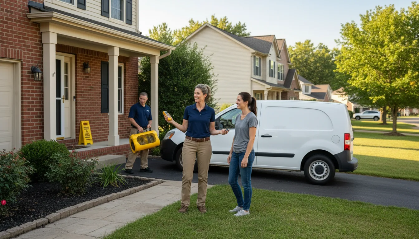 Water restoration image for Water Damage & Restoration Services in Lorane, OR